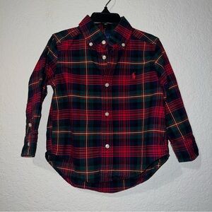 Ralph Lauren long sleeve plaid button down